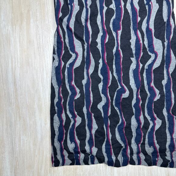 Trina Turk Multicolor Wave Stripe Print Career Office Sleeveless Shift Dress 6 - Picture 5 of 13